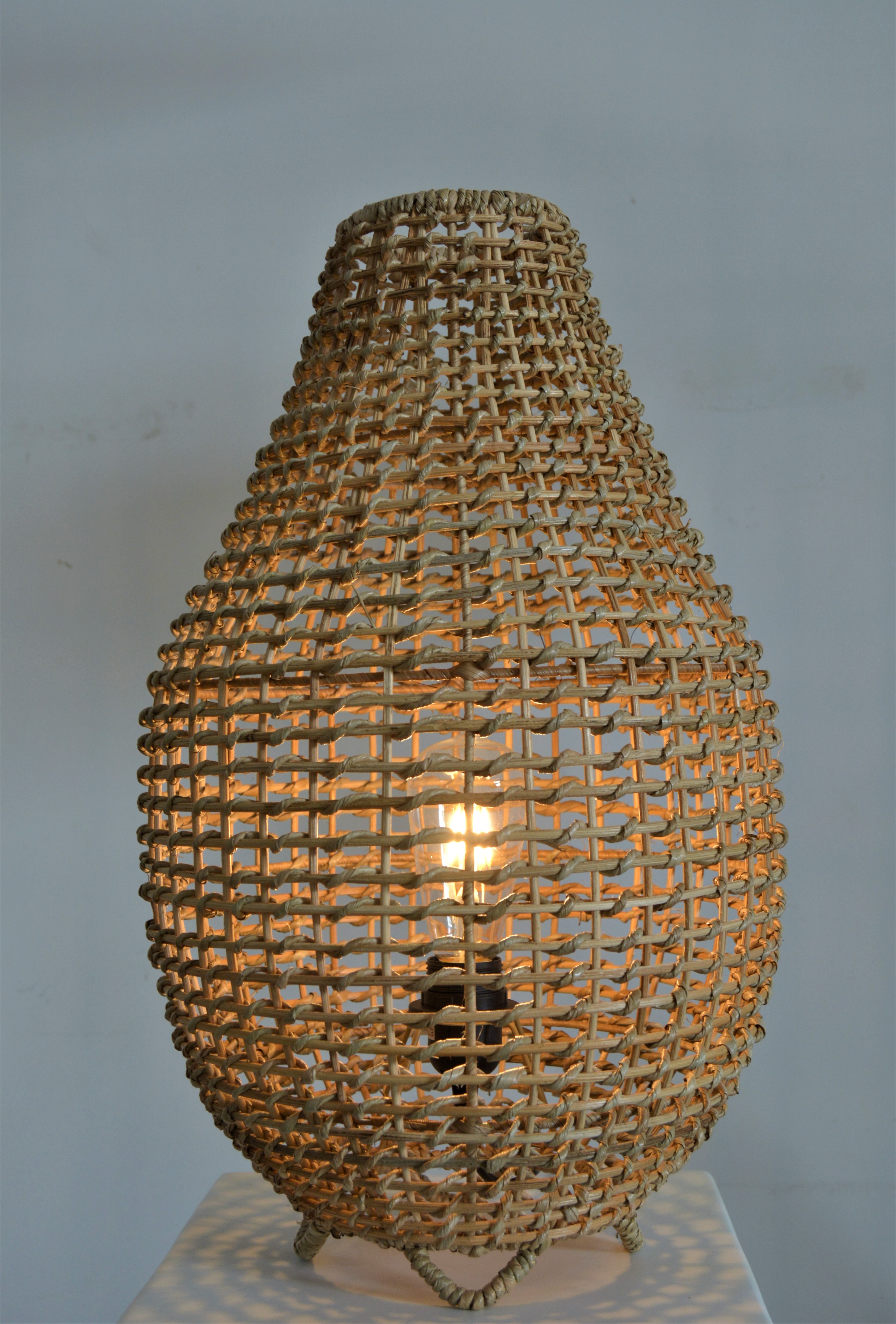 Arte Cebuana Inc., Lighting, Wood, Lamp, Fiber, Wicker Lampakanay, Buri, Hongkong Split, Raffia